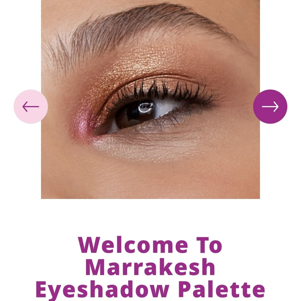 NWT Welcome to Marrakesh Eyeshadow Palette BOHO SHIMMER EYESHADOW